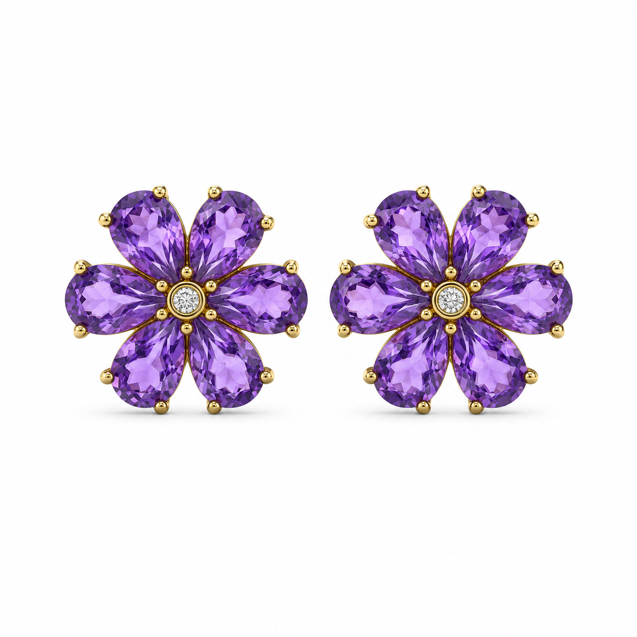 Aretes Violeta