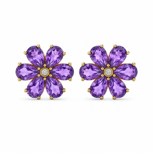 Aretes Violeta