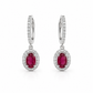 Aretes Rouge Halo