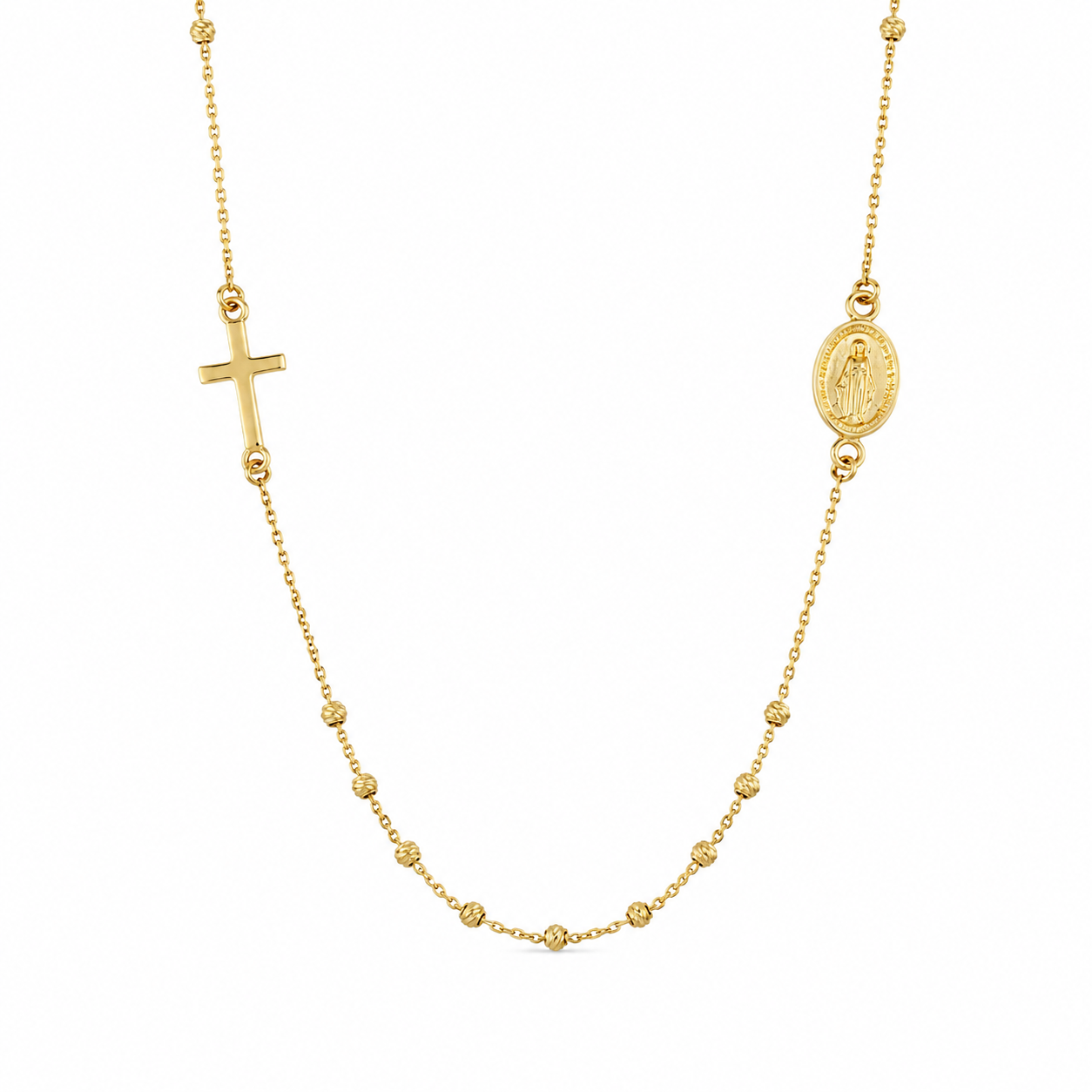 Collar Cruz y Virgen