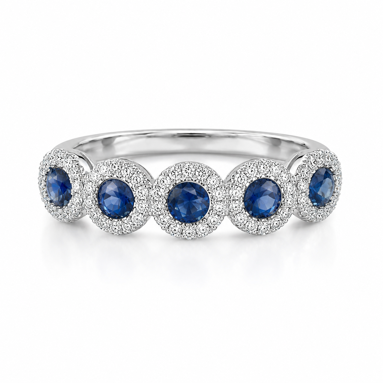 Anillo Thessalie Zafiro