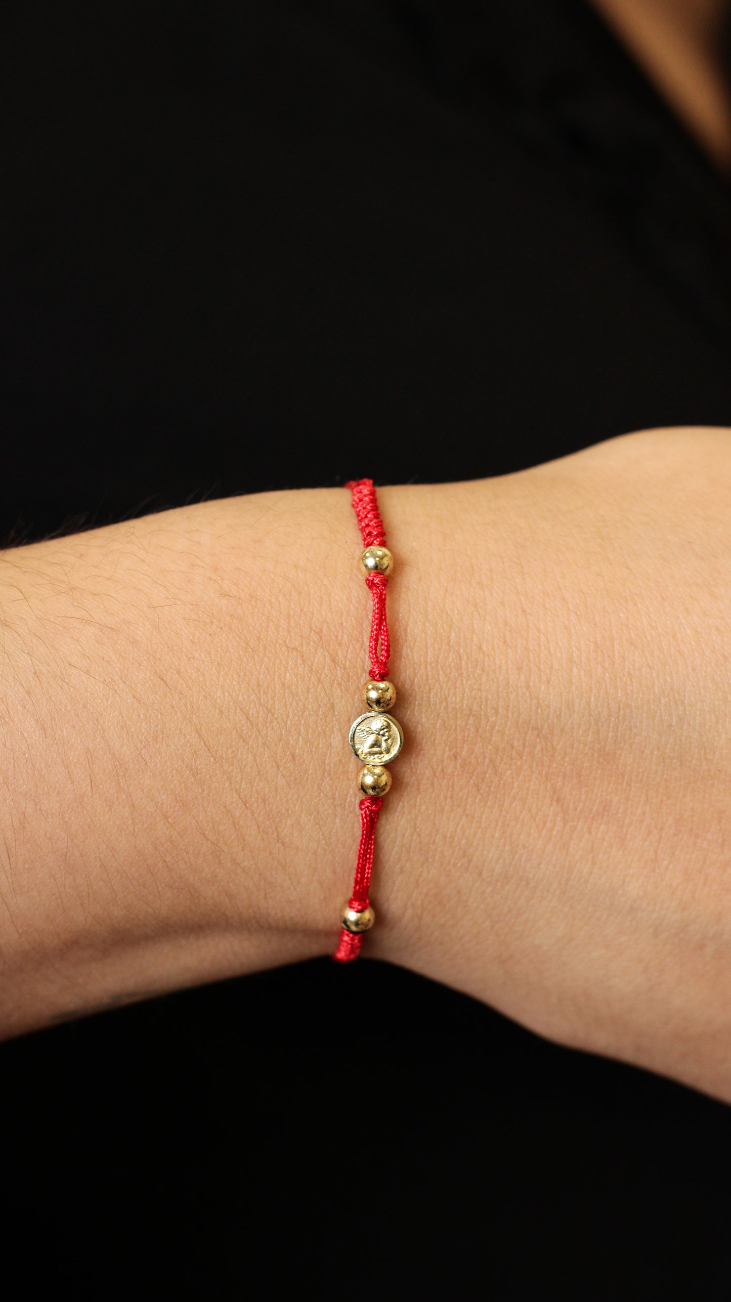 Pulsera Hilo Rojo Ángel