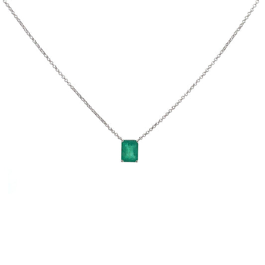 Collar con esmeralda