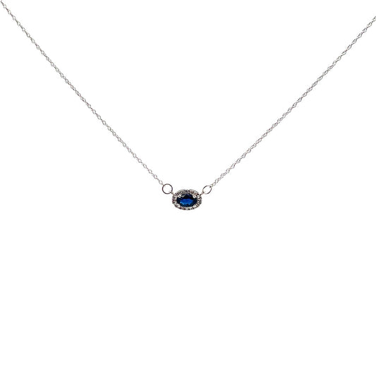 Collar aurora de zafiro