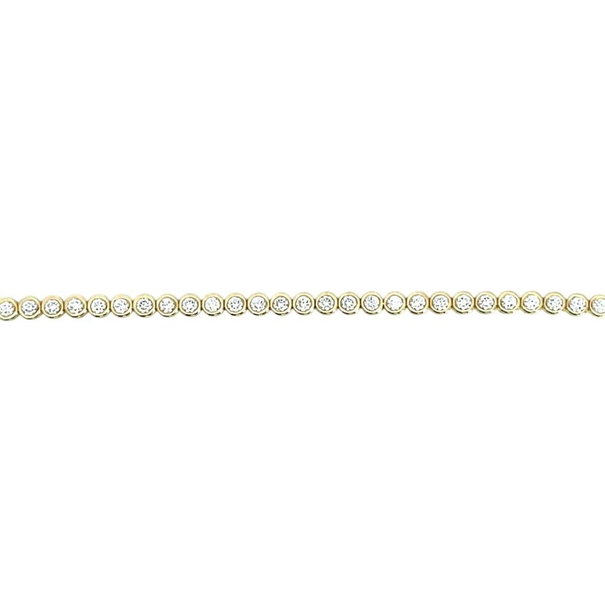 Pulsera Tennis Luz de Oro