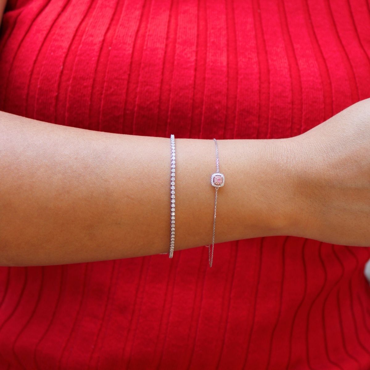 Pulsera Rosa Encanto