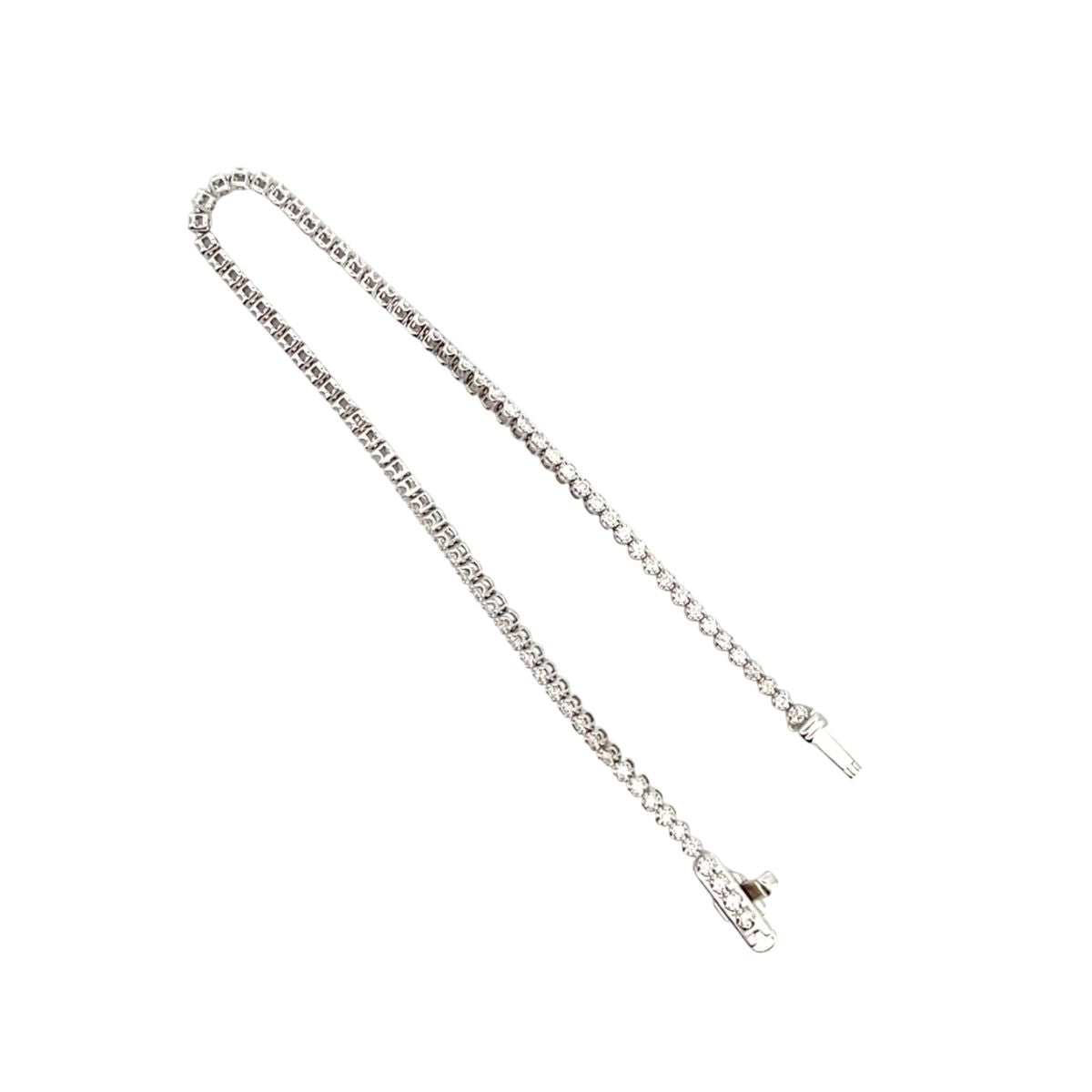 Pulsera Tennis Luz Blanca