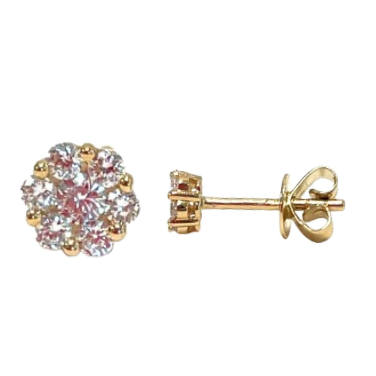 Aretes Flor Celeste