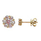 Aretes Flor Celeste