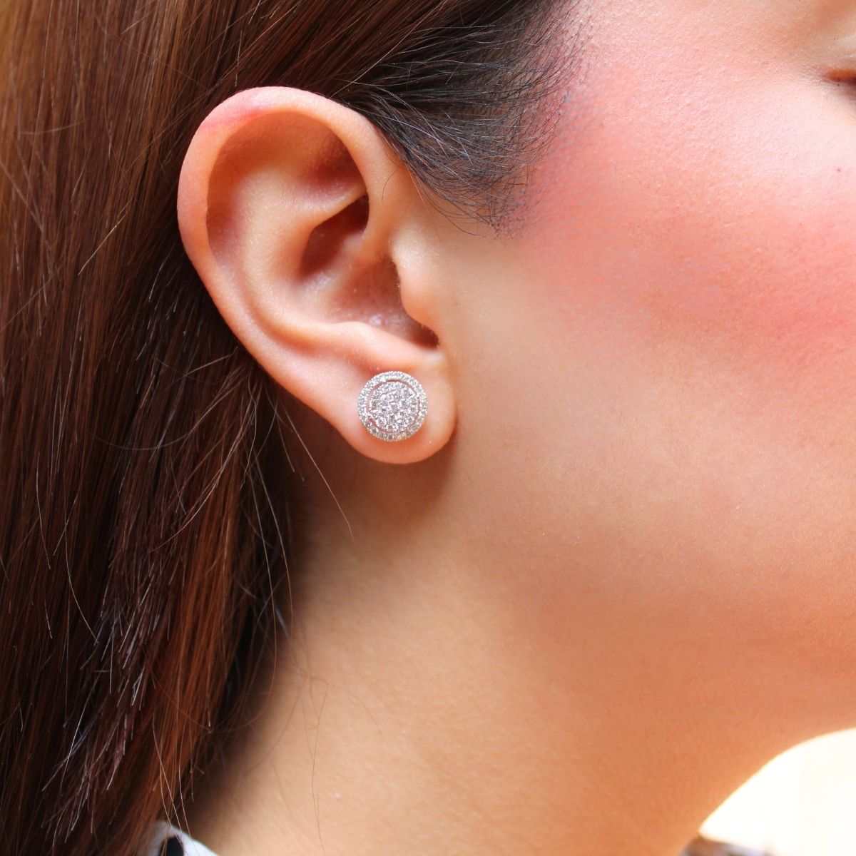 Aretes Halo Radiante