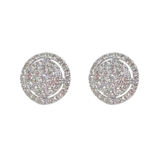 Aretes Halo Radiante