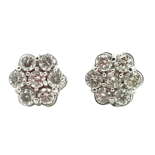 Aretes Flor de Cristal