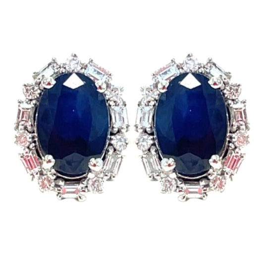 Aretes Zafiro Azul Sublime