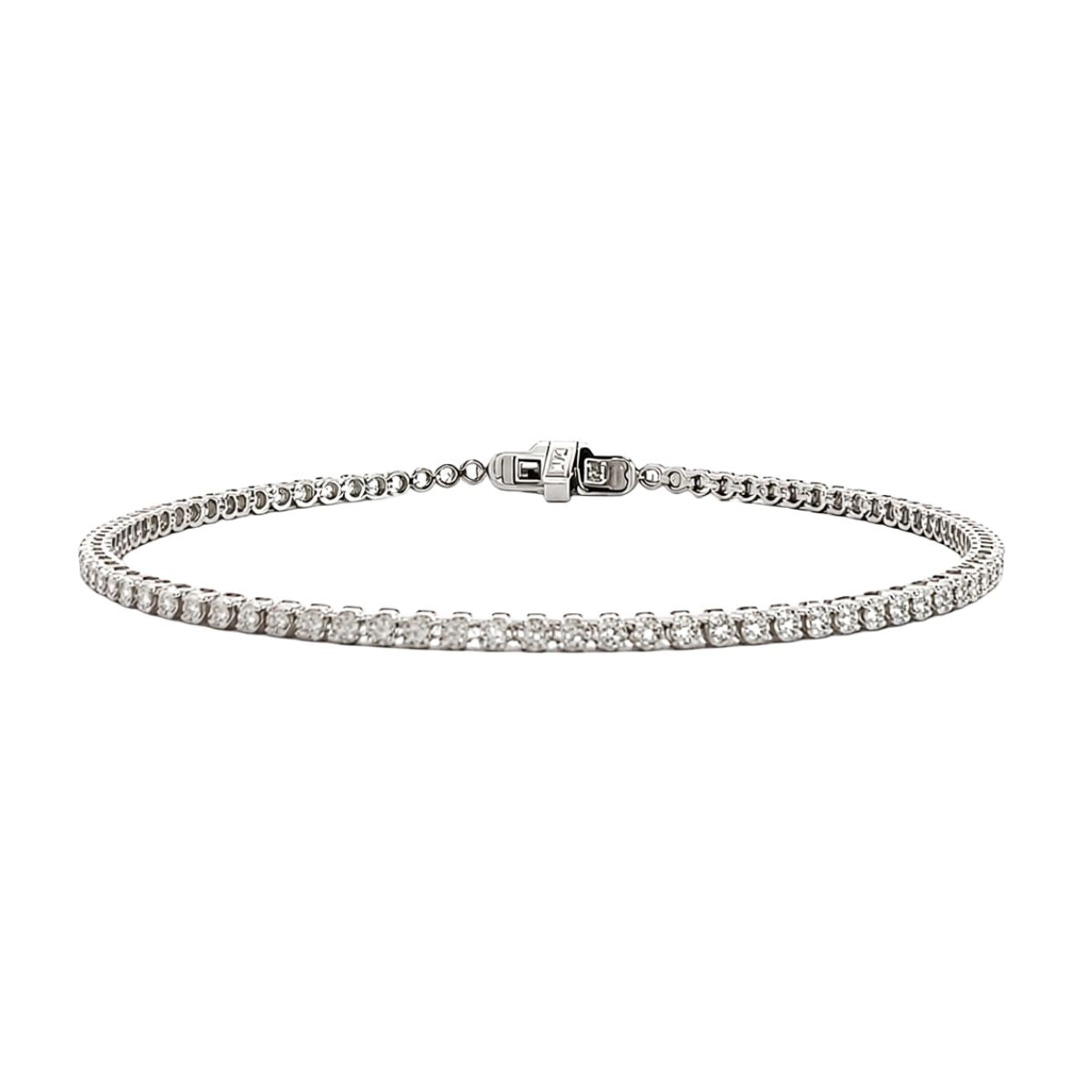Pulsera Tennis Luz Blanca
