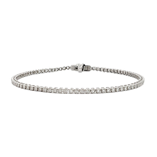 Pulsera Tennis Luz Blanca