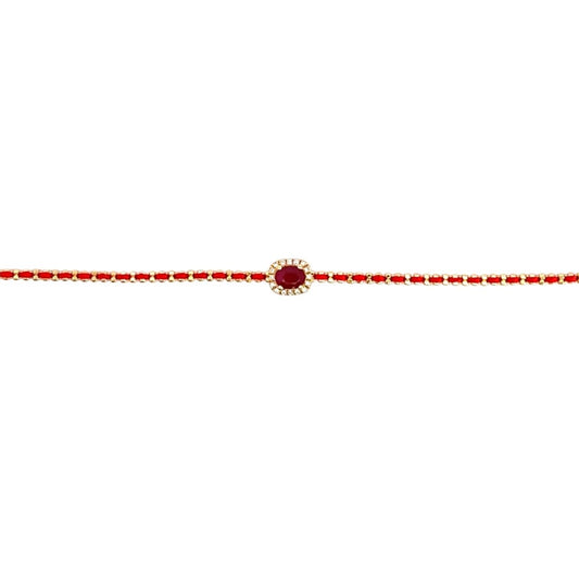 Pulsera Rubí Fuego