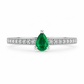 Anillo Clover Esmeralda
