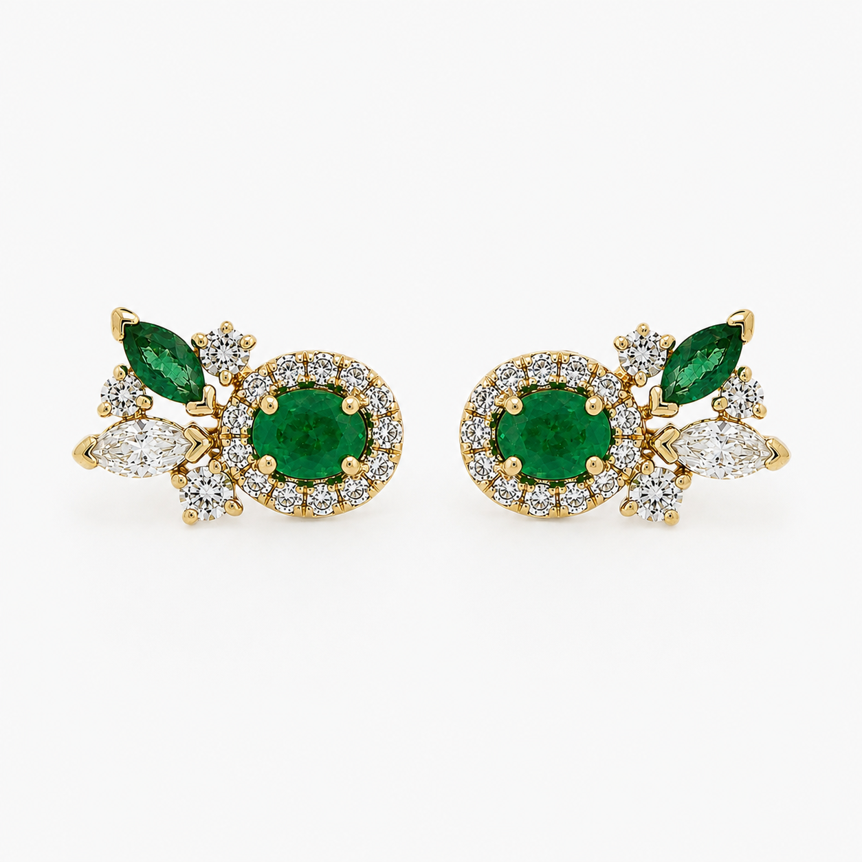 Aretes Jade Blossom