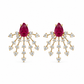 Aretes Firework Ruby