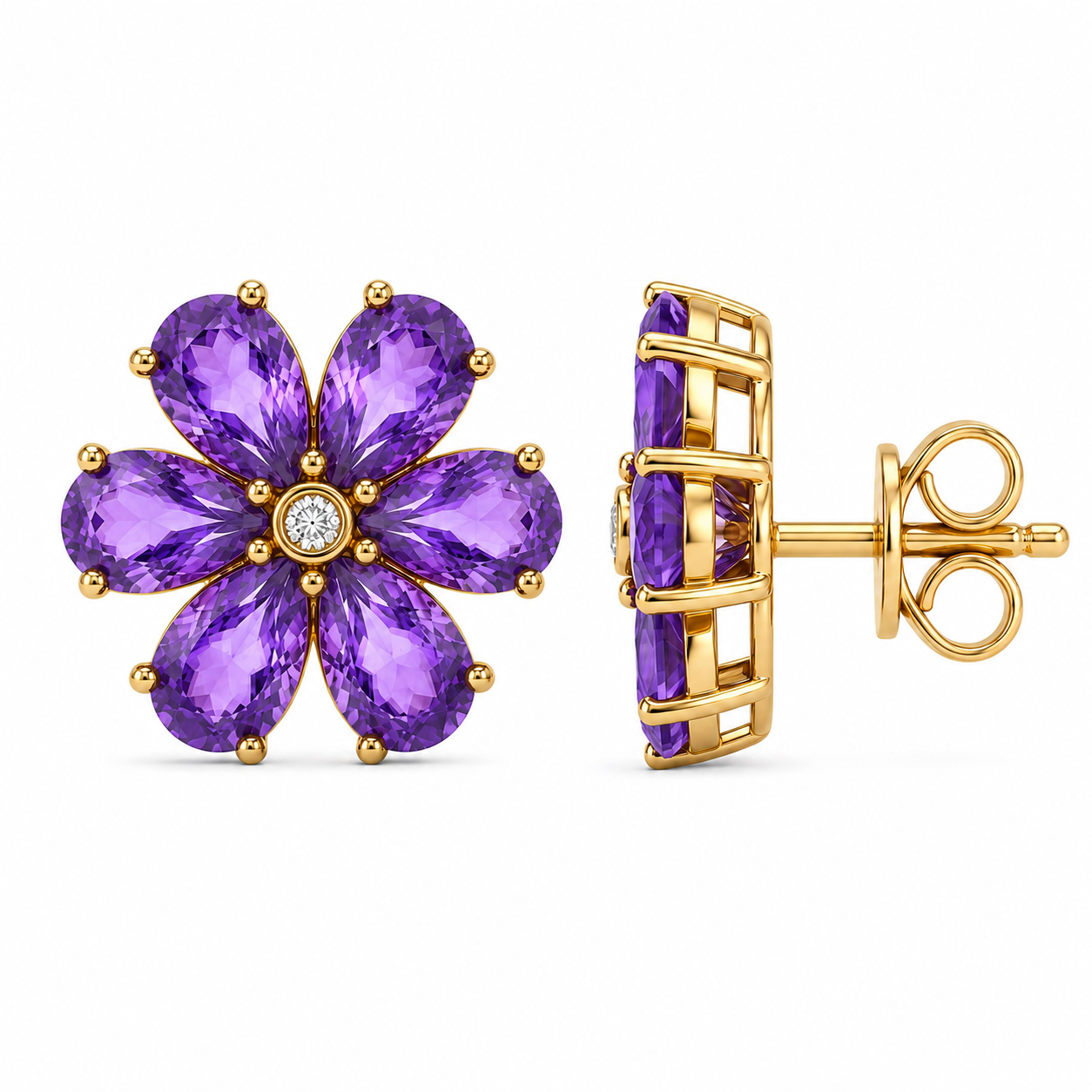 Aretes Violeta