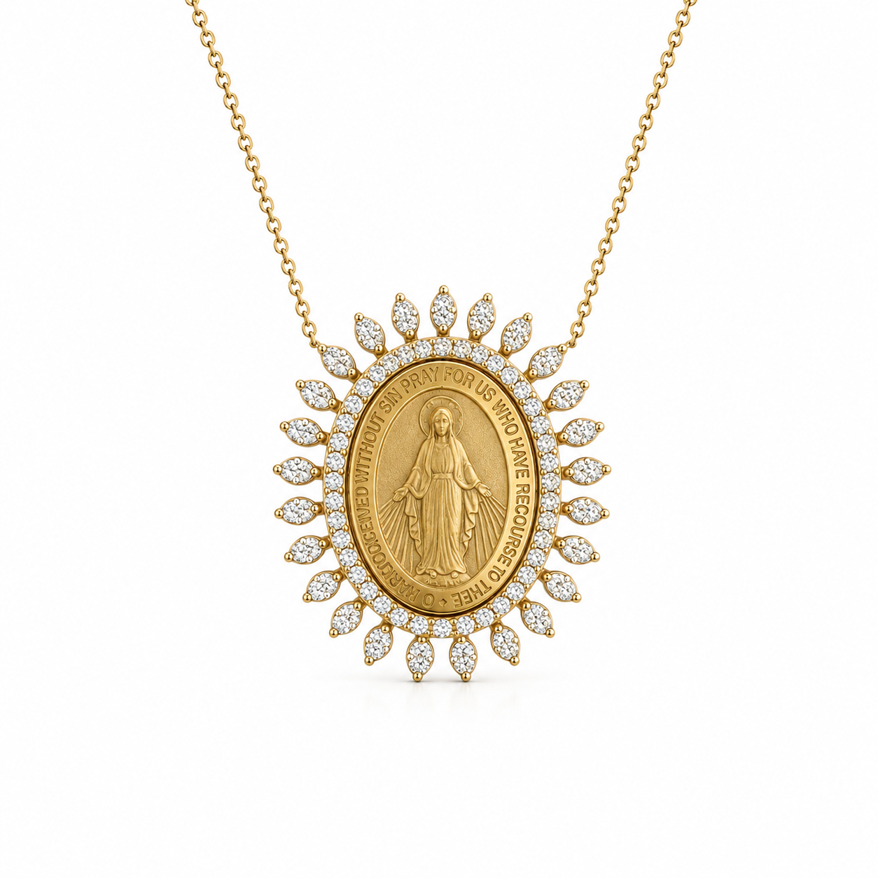 Collar Virgen María