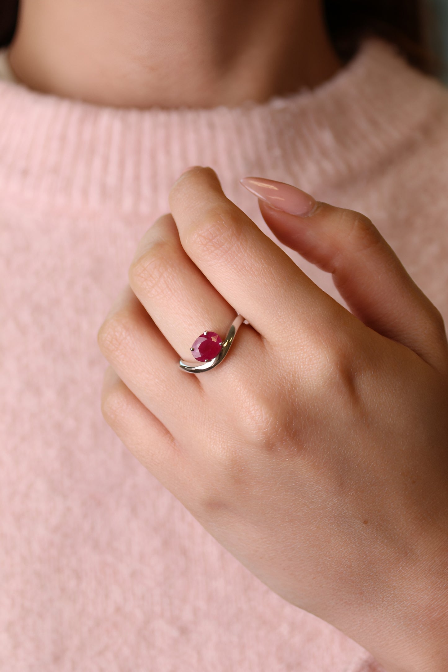 Anillo Estela de Rubí