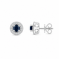 Aretes Orlienne Zafiro Azul