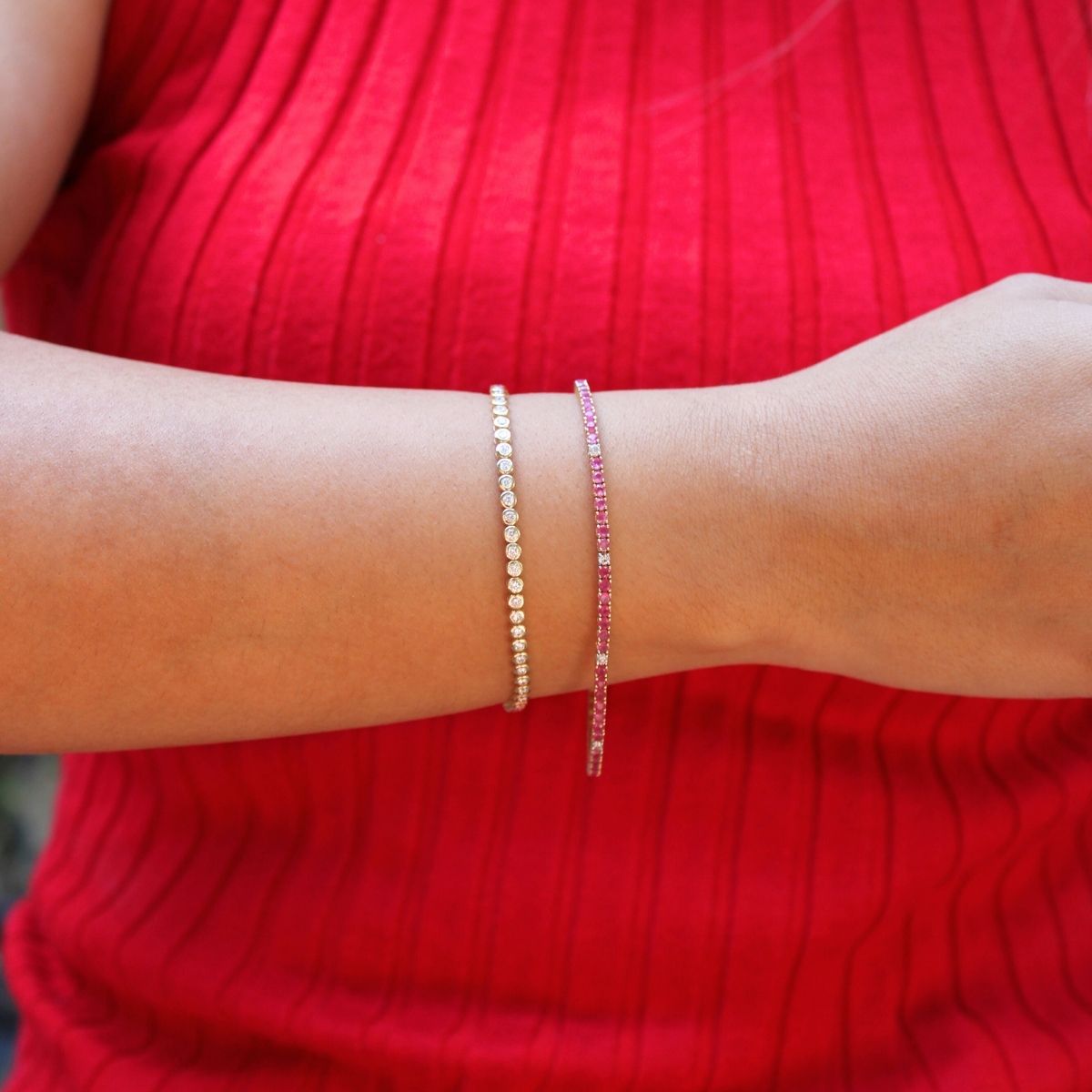 Pulsera Rubí Esplendor