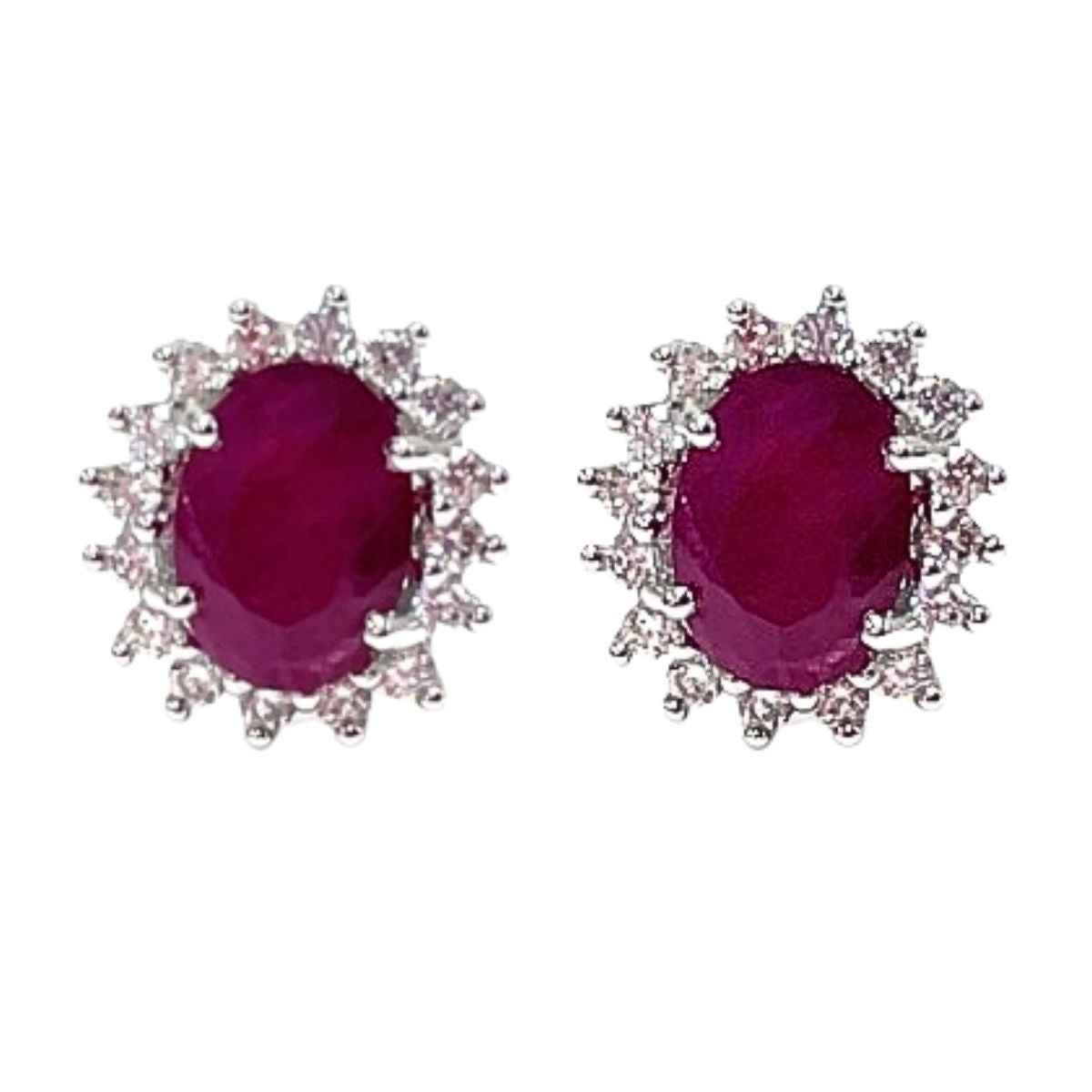 Aretes Rubí Majestad