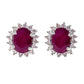 Aretes Rubí Majestad