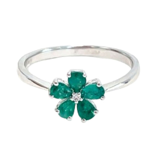 Anillo Flor de Jade