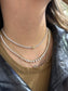 Collar con diamante canario