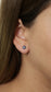 Aretes Rosette Zafiro