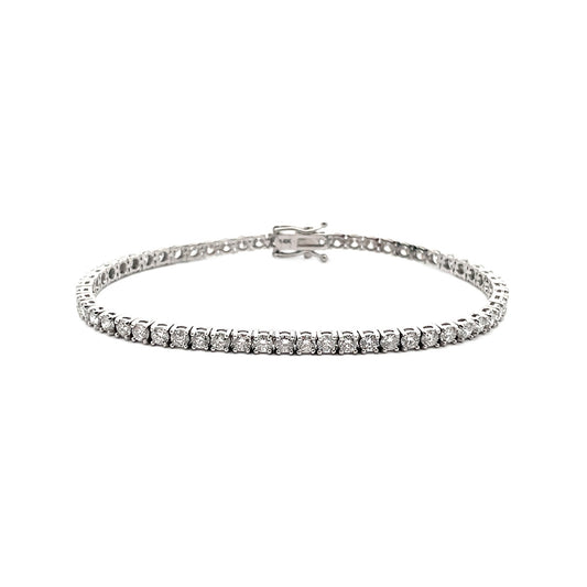 Pulsera tennis de diamantes