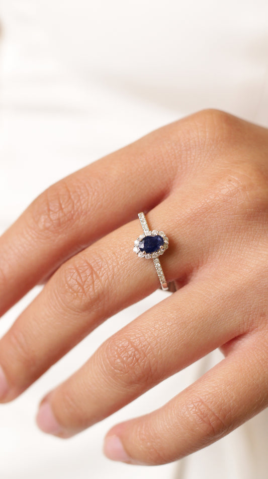 Anillo Blue Aster