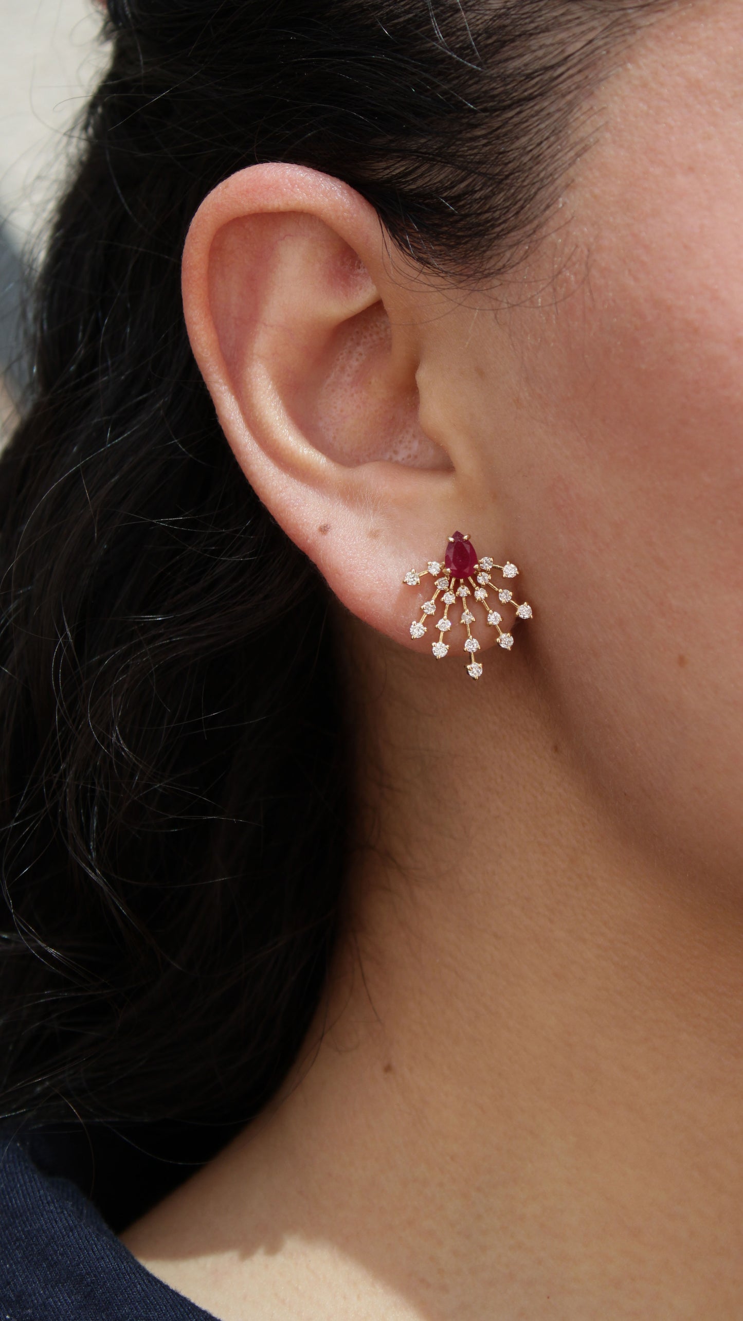 Aretes Firework Ruby