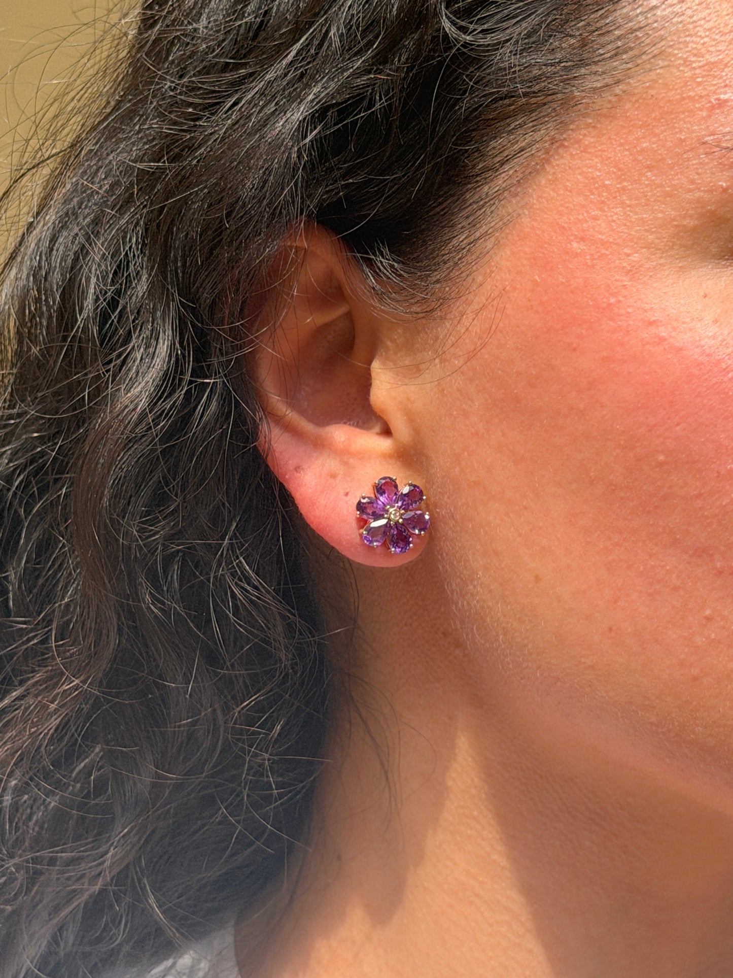 Aretes Violeta