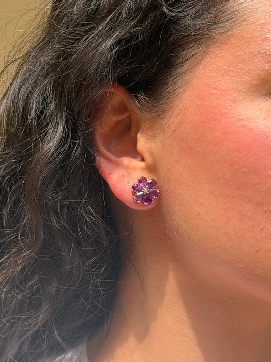 Aretes Violeta