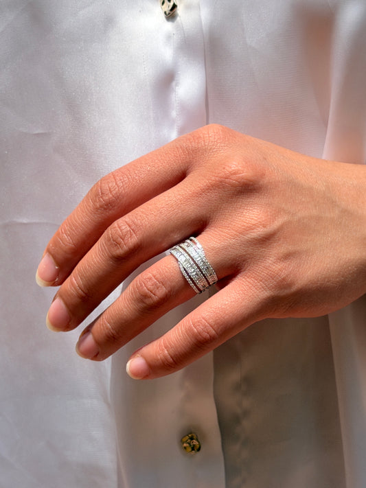 Anillo Aria Cruzado Doble