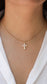 Collar Cruz de Perla