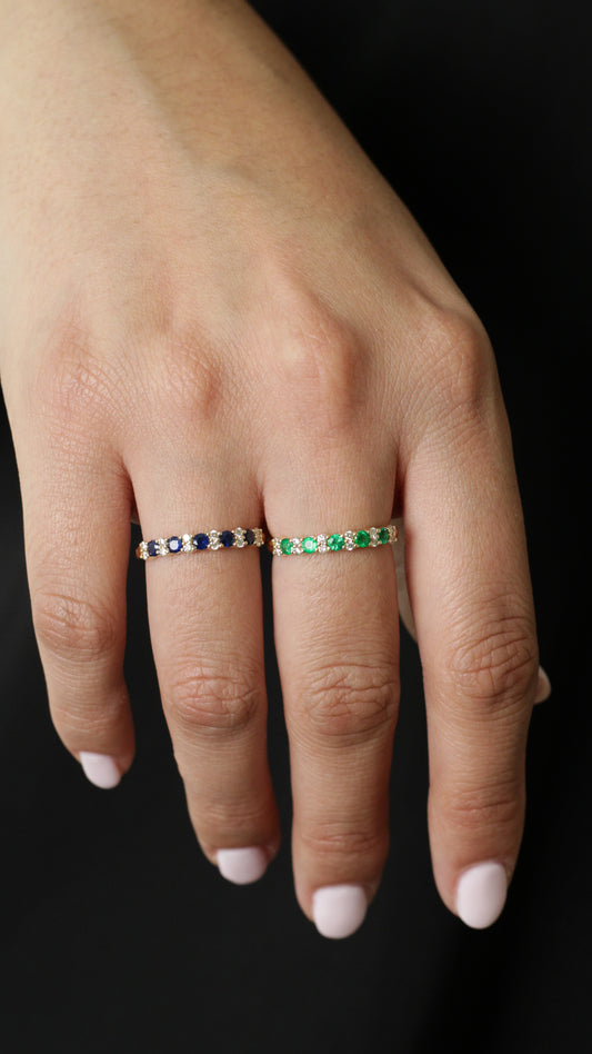 Anillo Cirelle Zafiro