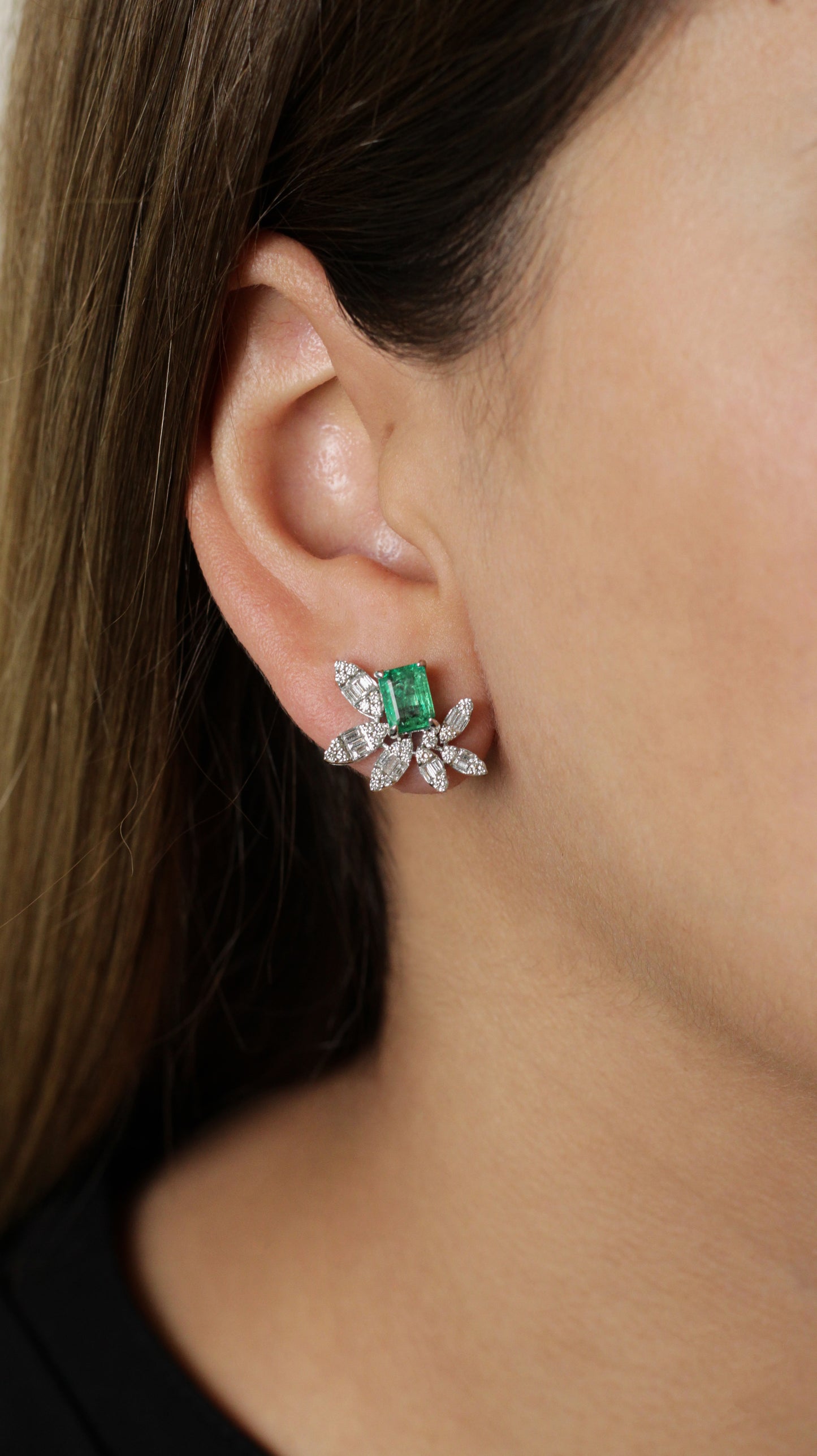 Aretes Velvet Vine Esmeralda