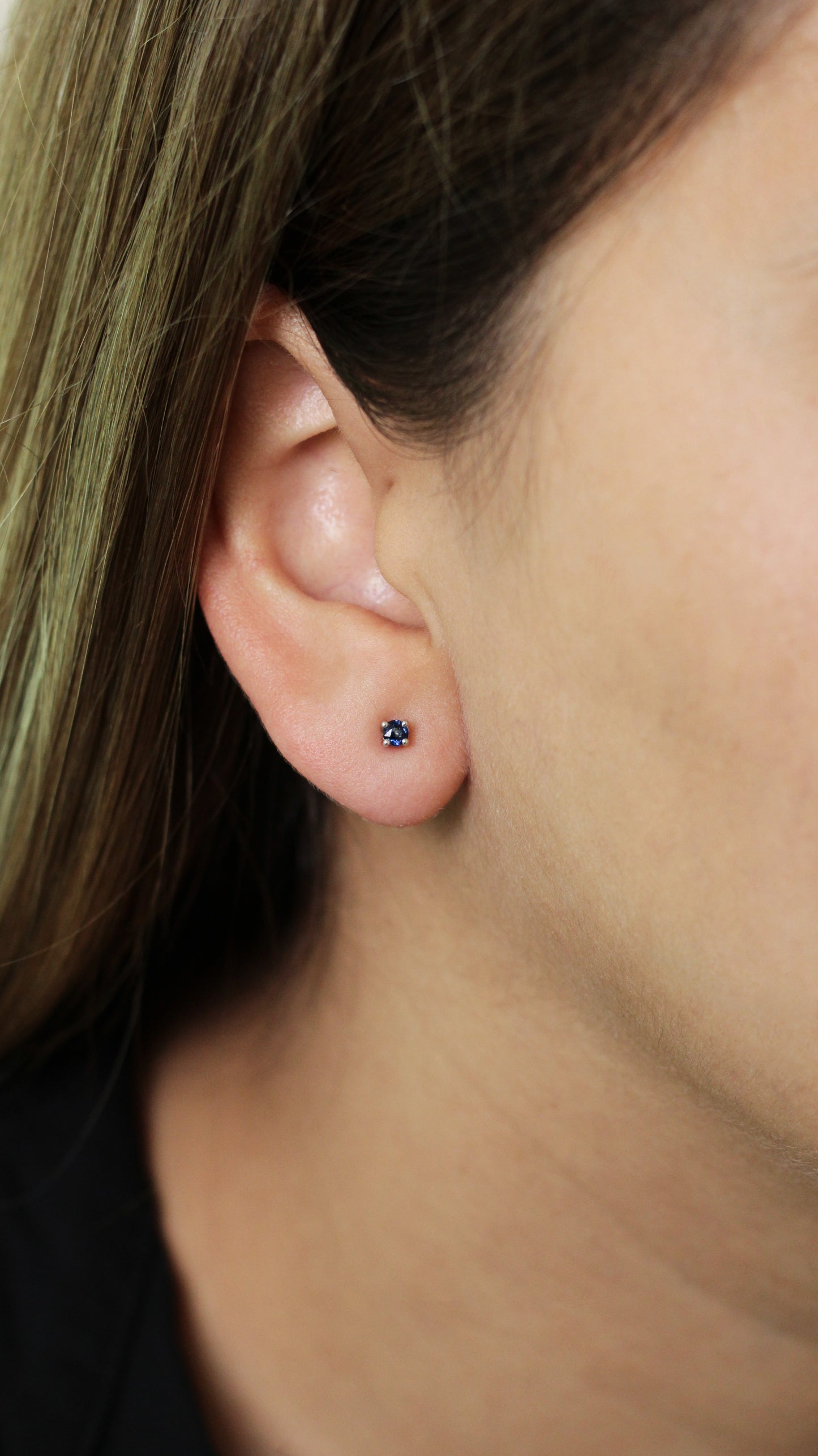 Aretes Orlienne Zafiro Azul