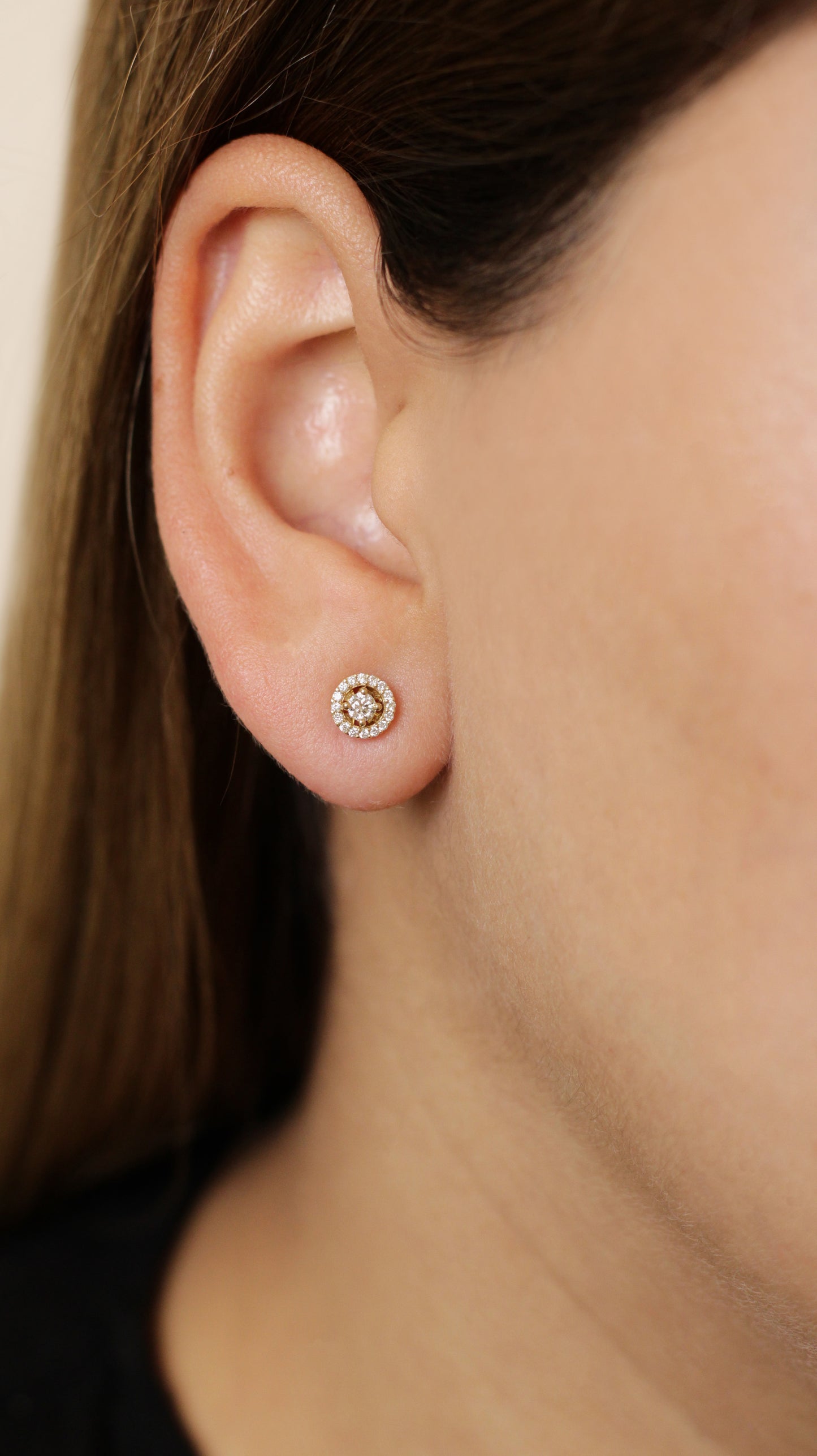 Aretes Orlienne Esmeralda Oro ama