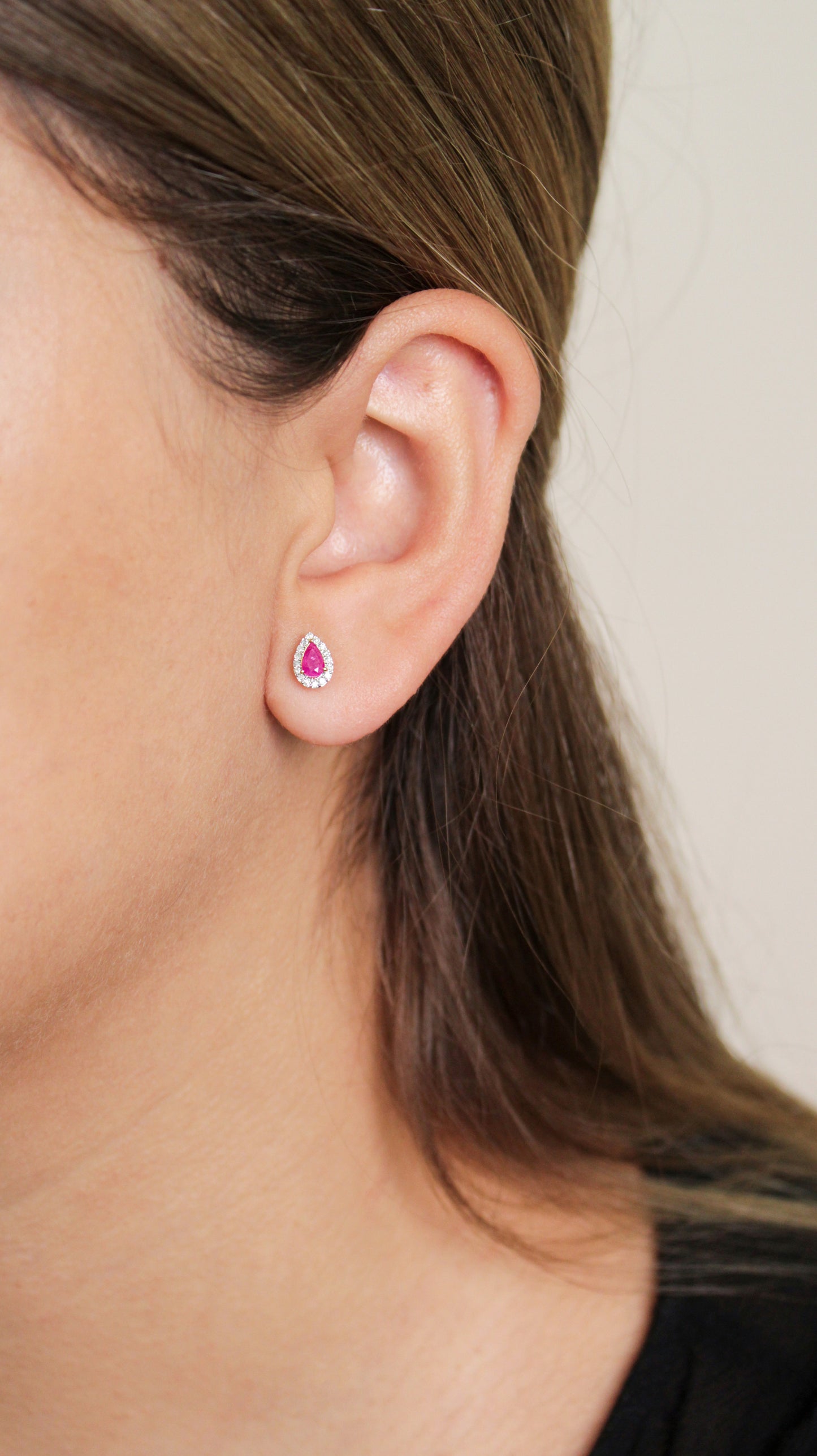 Aretes Ruby Drop