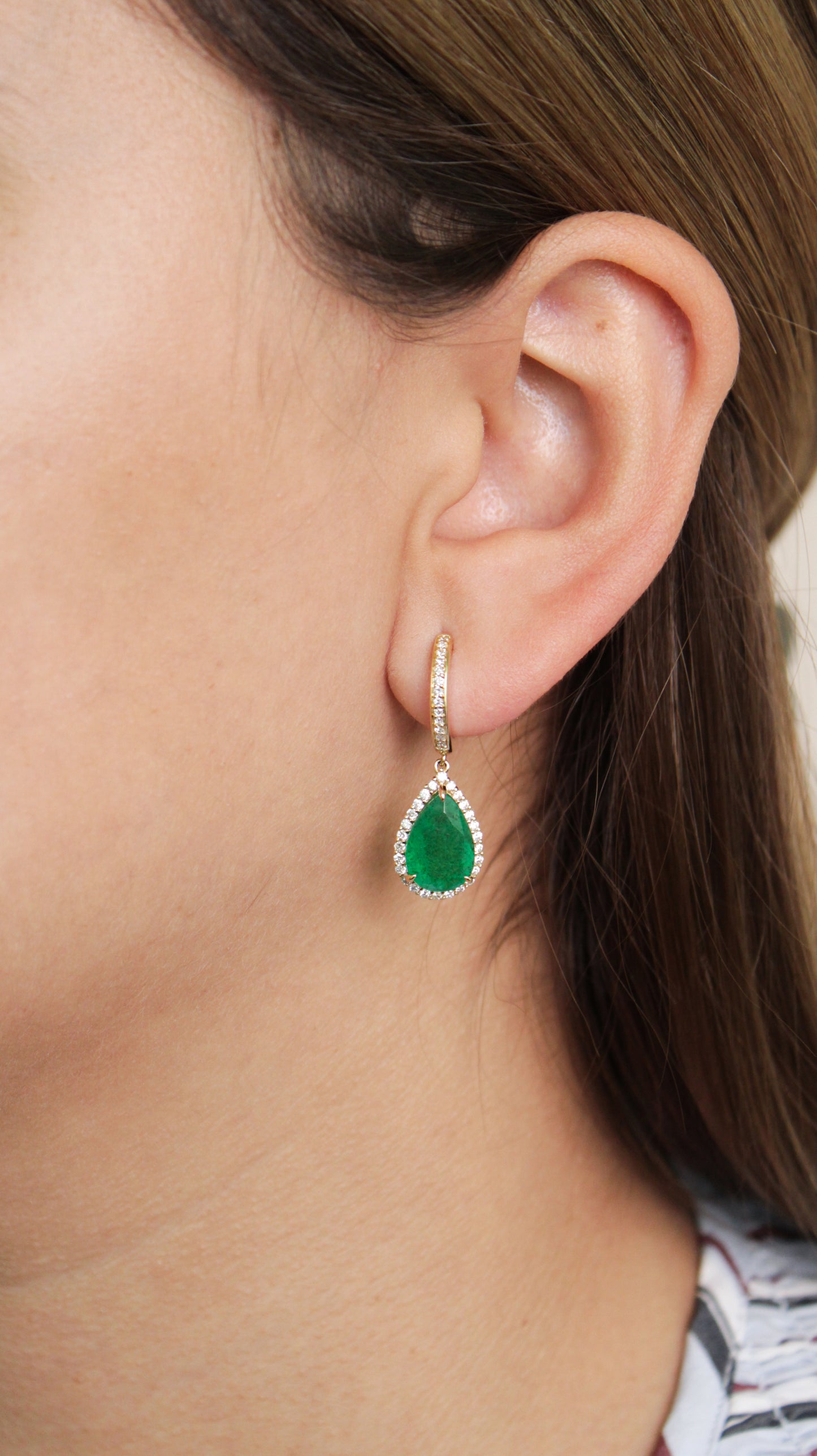 Aretes Noble Green
