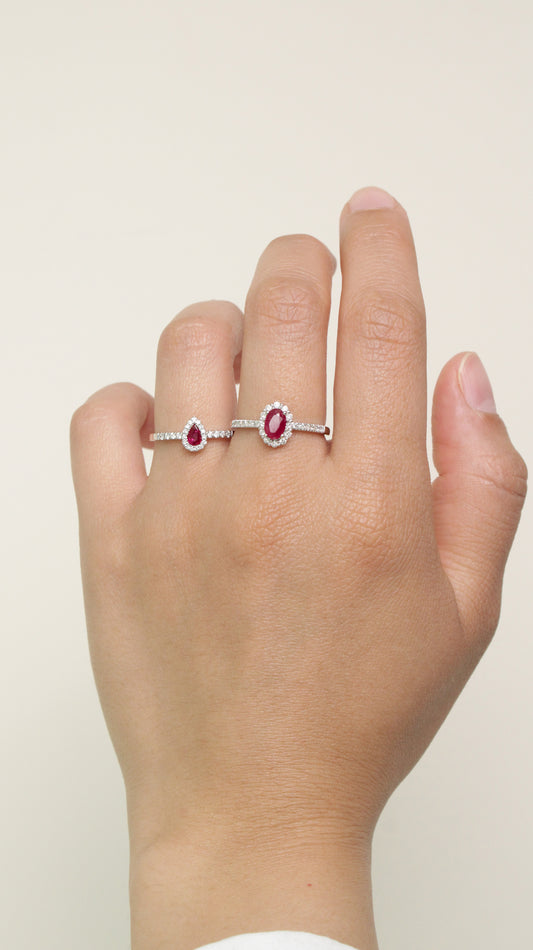 Anillo Teardrop