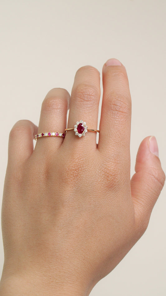 Anillo Belle Rouge