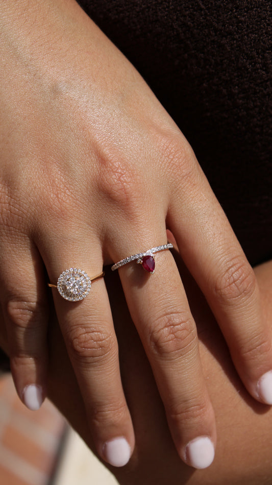 Anillo Círculo Aria
