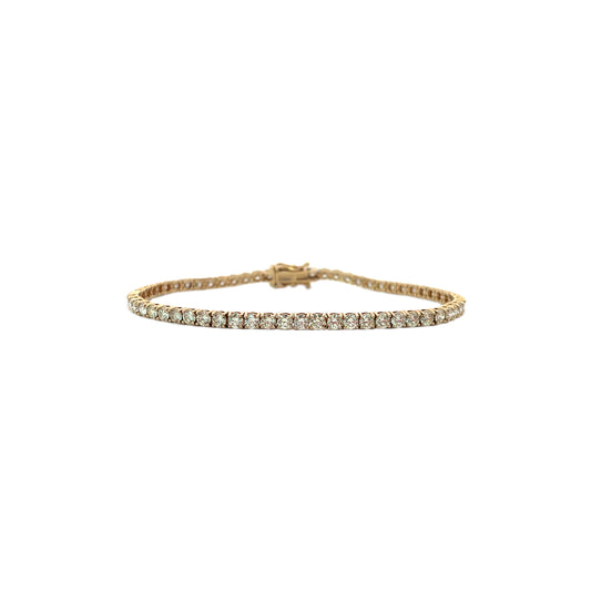 Pulsera tennis con diamantes